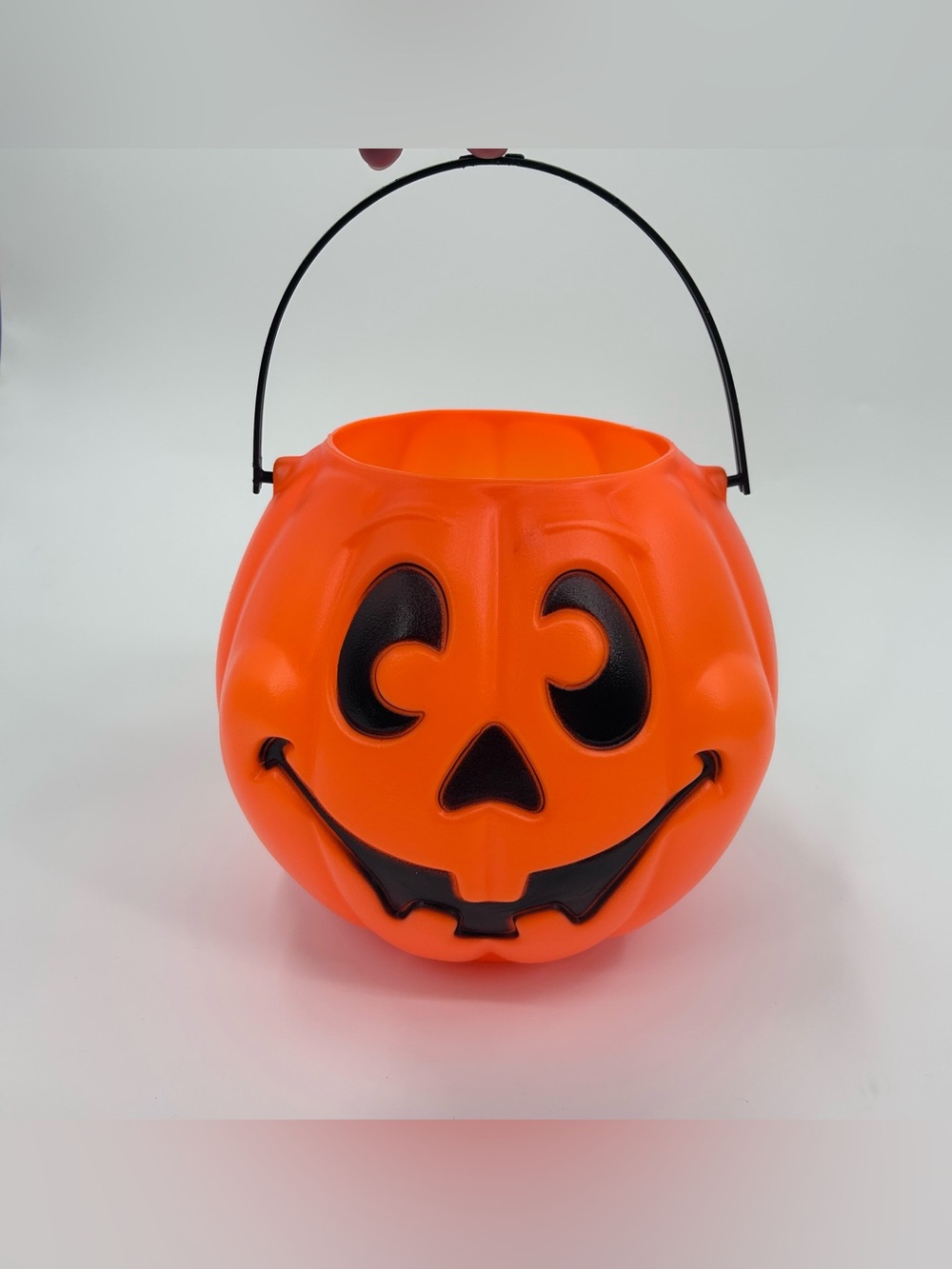 Vintage Grand Venture 1997 Blow Mold Jack-o'-Lantern Halloween Bucket